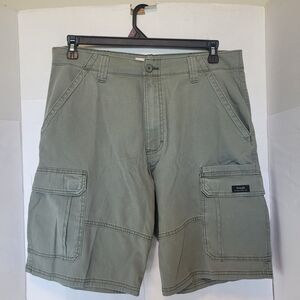 Wrangler Olive Cargo Shorts for Men